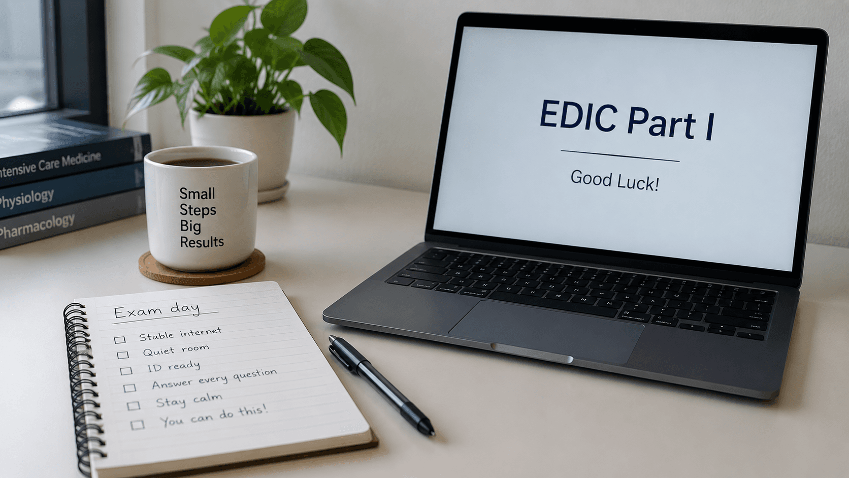 EDIC Part I Exam Tomorrow: Final Reminders and Good Luck